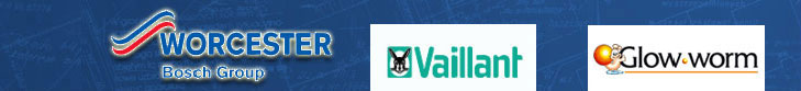 Worcester Bosch Group, Vaillant and Glow-worm logos